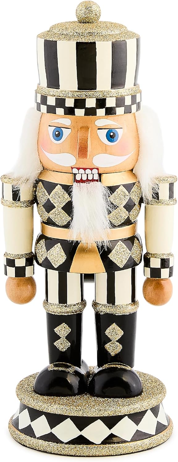 MACKENZIE-CHILDS Decorative Nutcracker Figurine for Christmas
