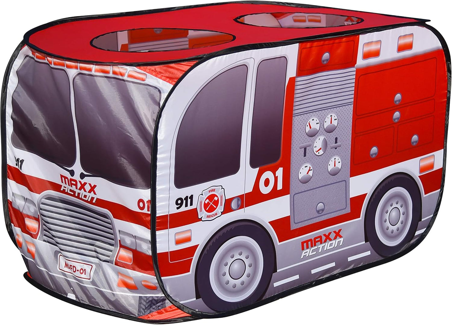 Interactive Fire Truck Playhouse | Red Engine Toy by Sunny Days