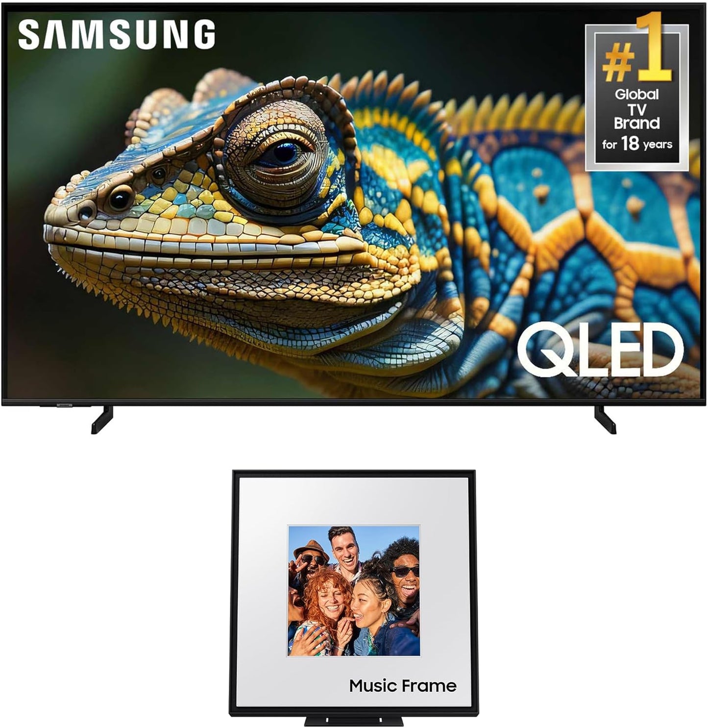 SAMSUNG 50 Inch Q60D QLED 4K TV + Soundbar with Dolby Atmos