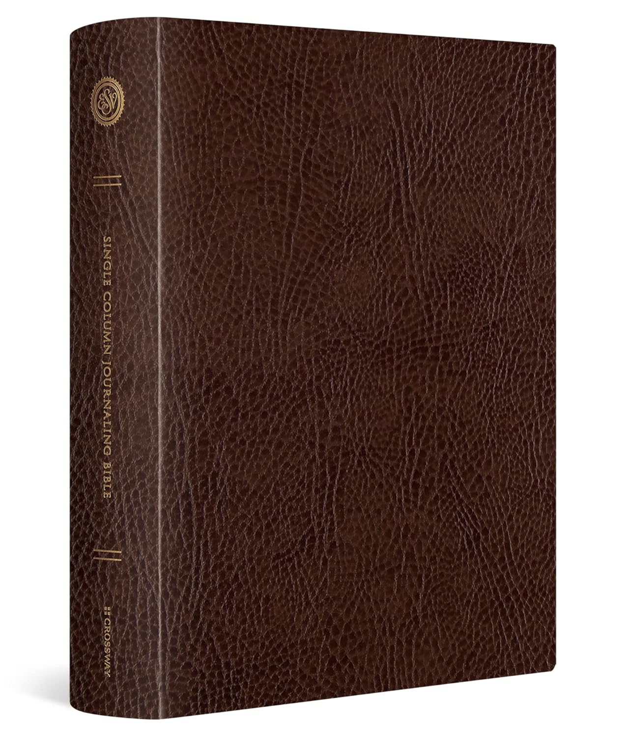 ESV Single Column Journaling Bible with Large Print in Mocha