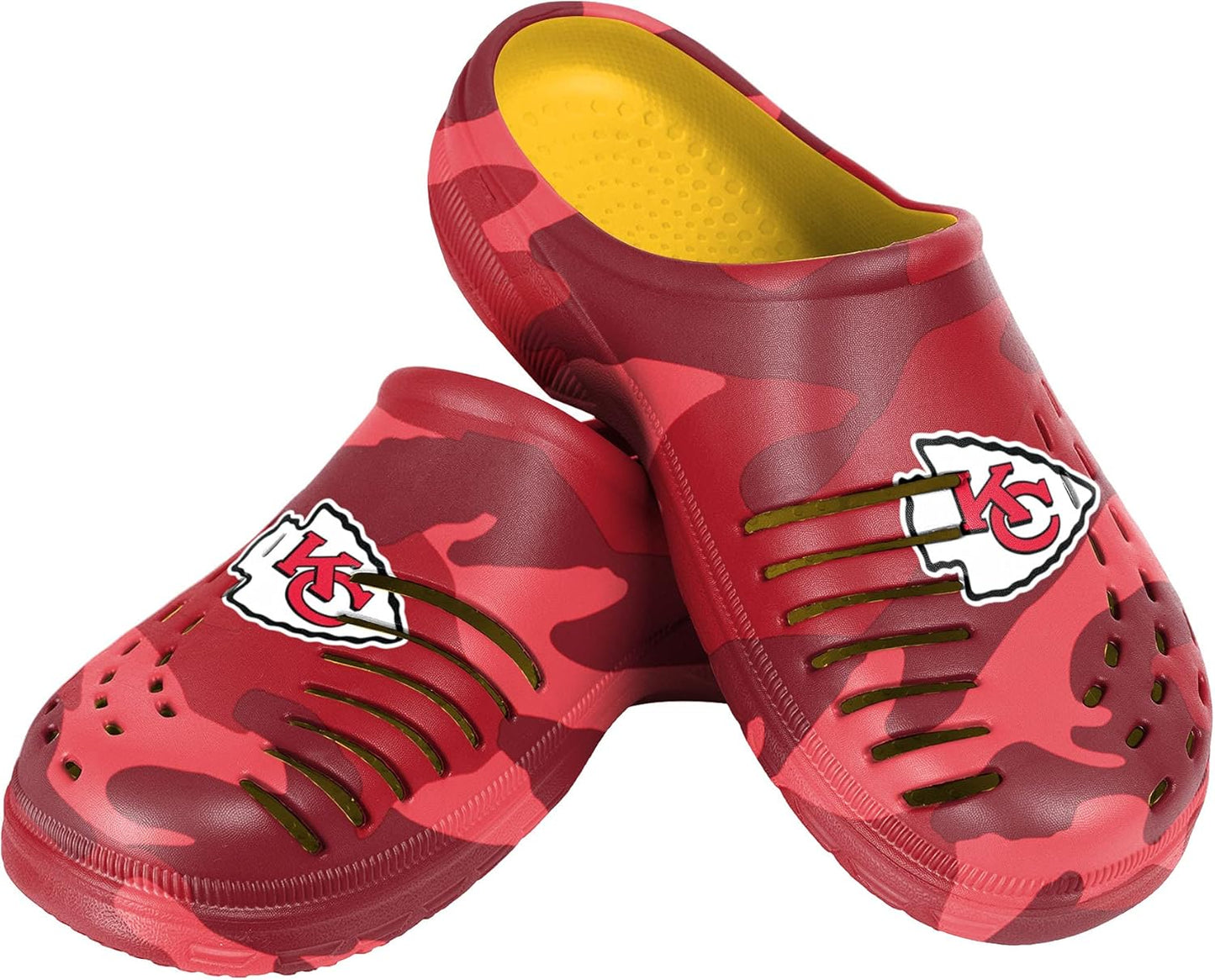 FOCO Men's NFL Team Logo Garden Water Sandals Shoes Slipper Clogs