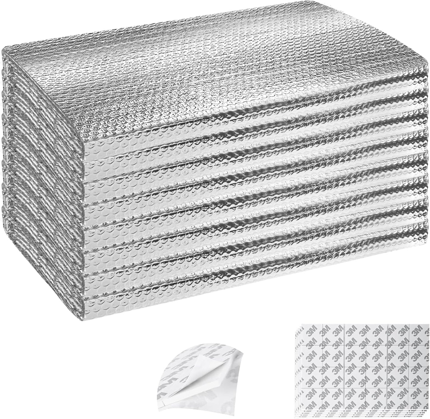 Garage Door Insulation Kit 8P Double Bubble for Year-Round Comfort