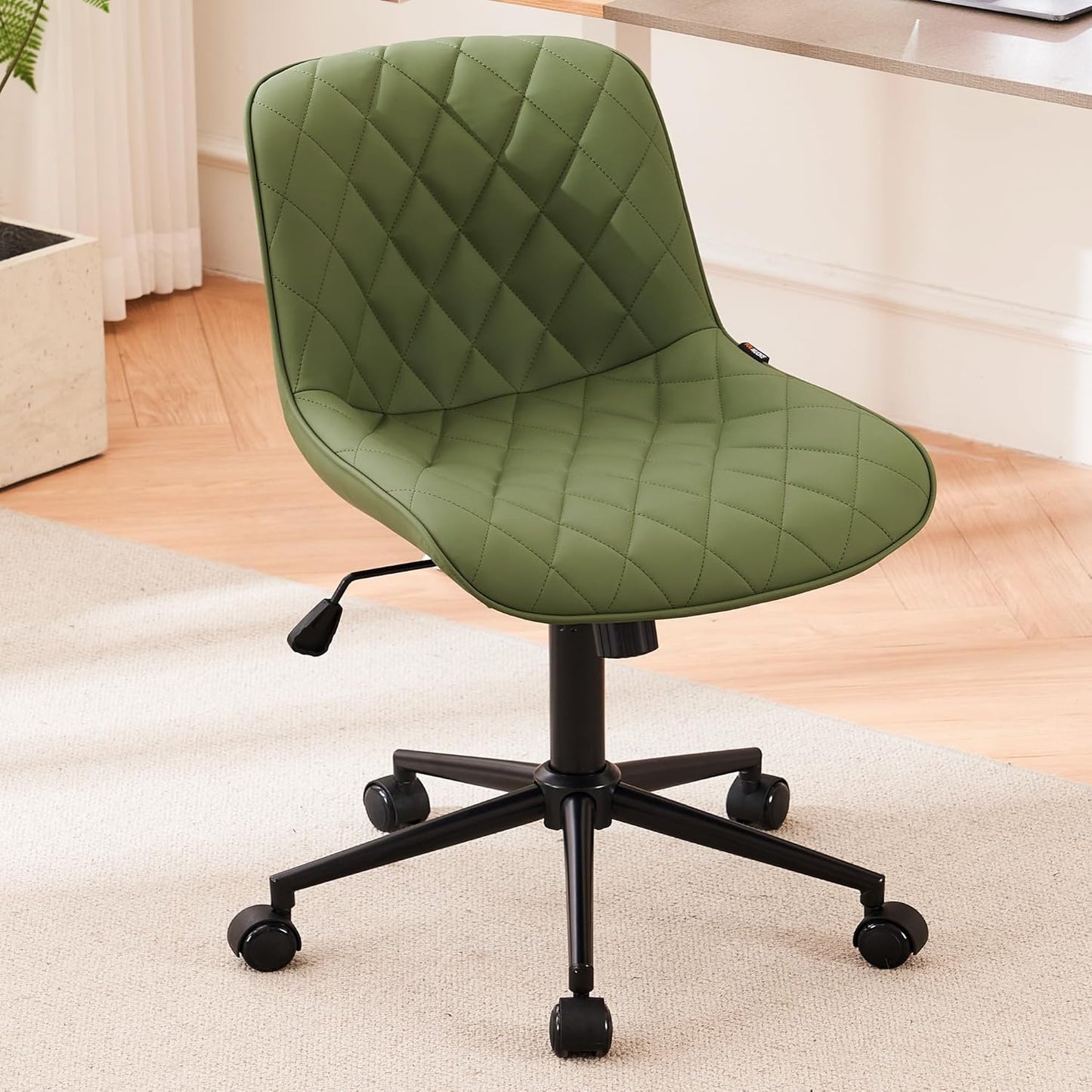 Comfortable Swivel Desk Chair - Olive