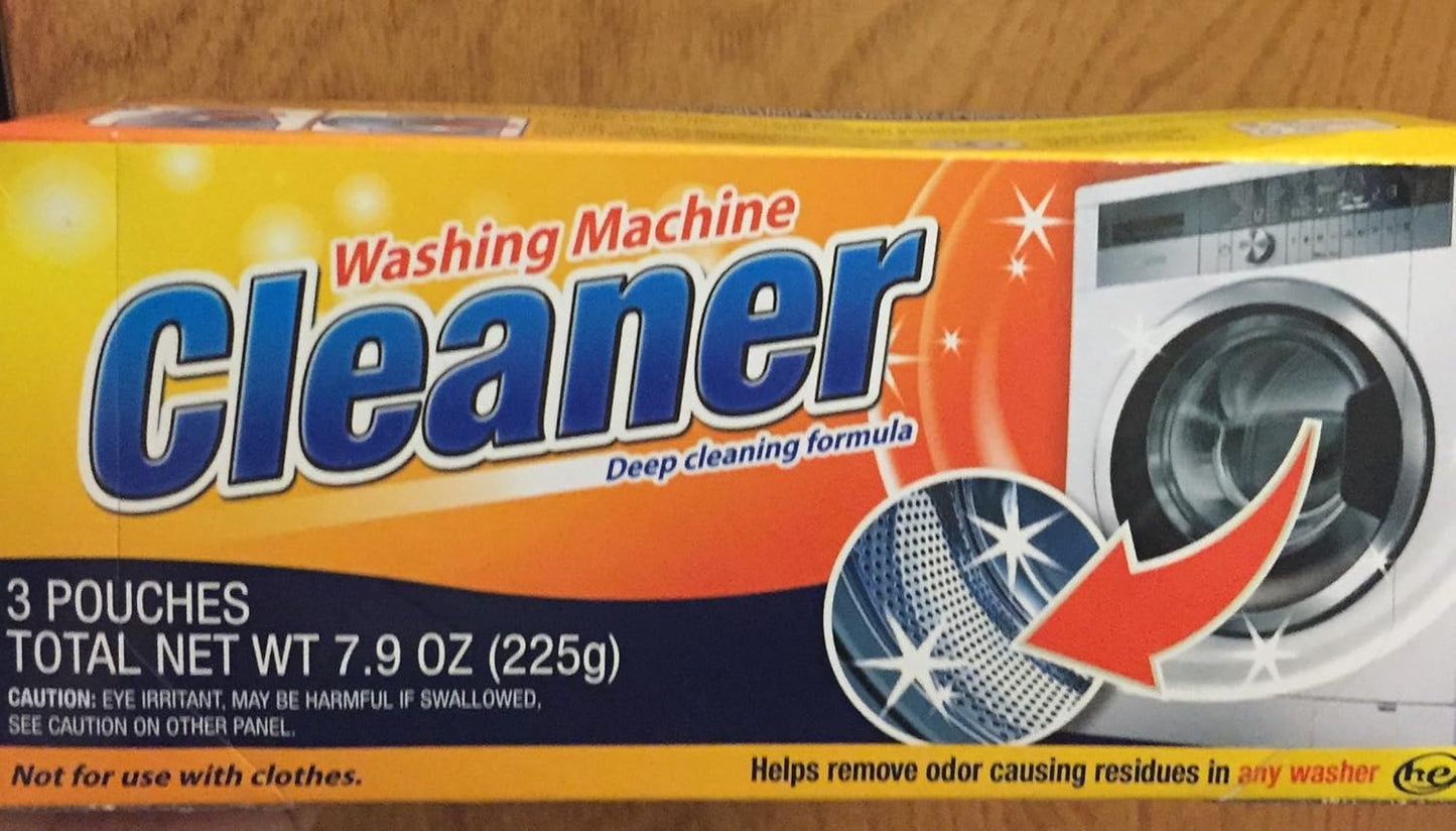 HE Washing Machine Cleaner x3 | Deep Cleaning Power