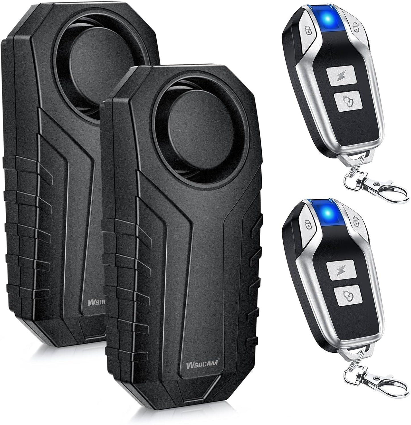 WSDCAM Bike Alarm with Remote: 113dB Anti Theft System