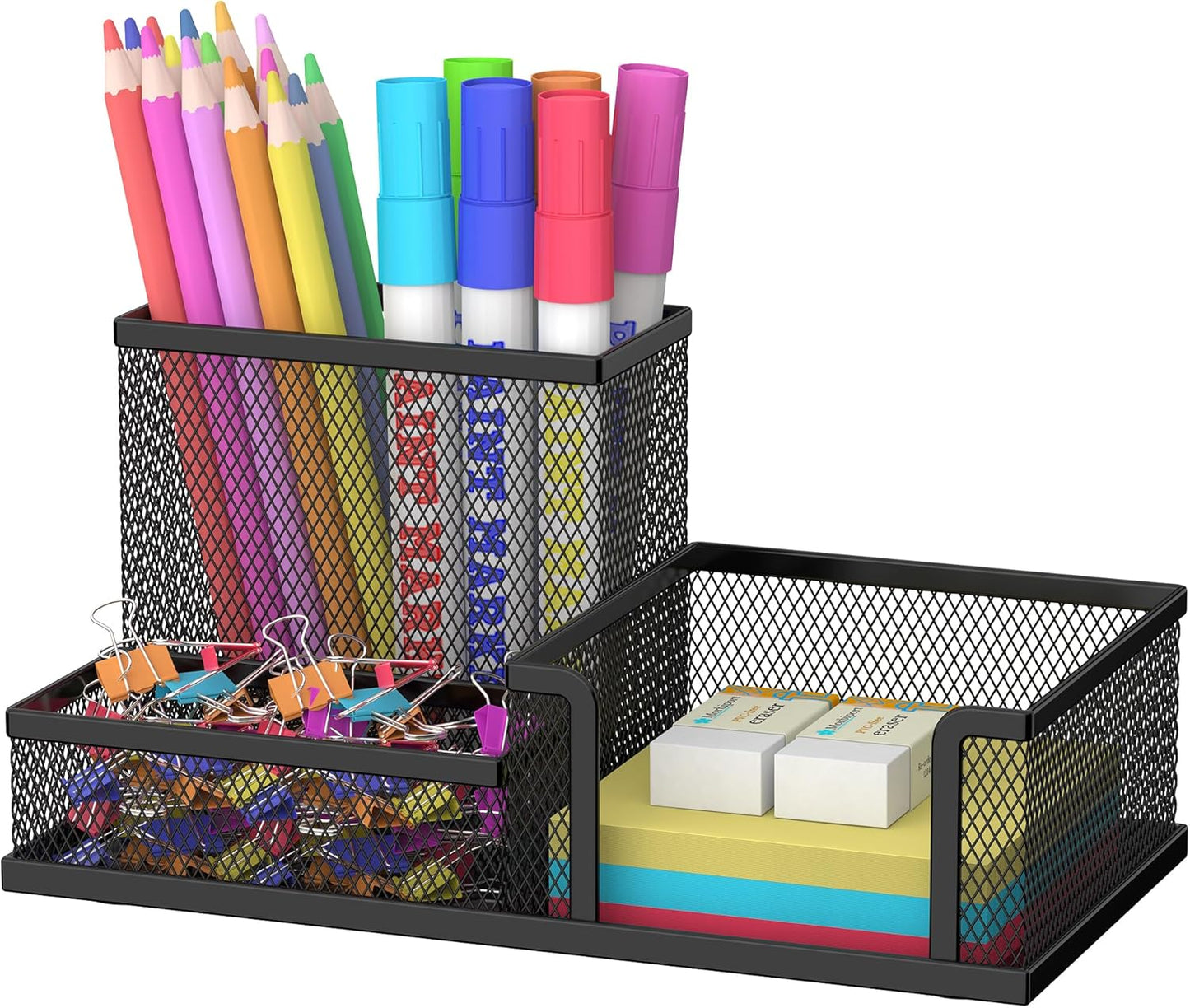 SUPEASY Mesh Pen Holder: Efficient Desk Organization