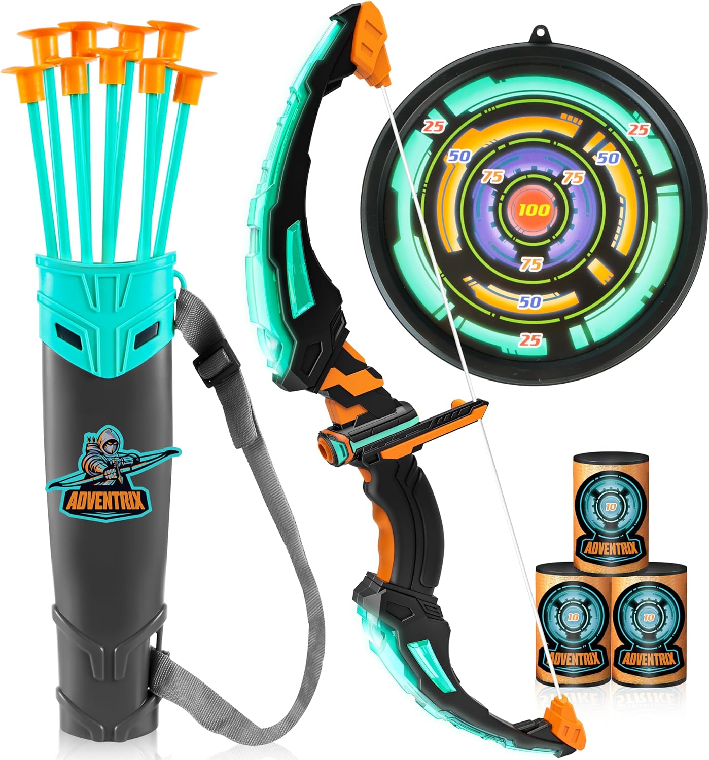JOYIN LED Bow & Arrow Set - Indoor/Outdoor Fun