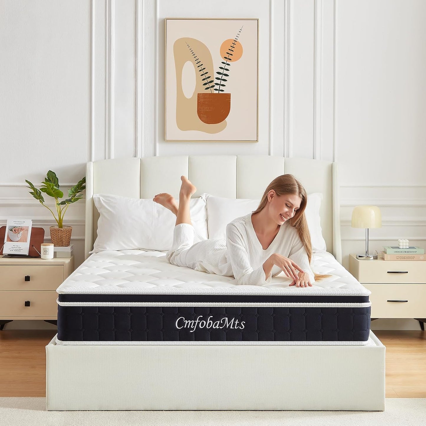 Full Mattress 10 Inch Memory Foam Hybrid for Comfort and Support