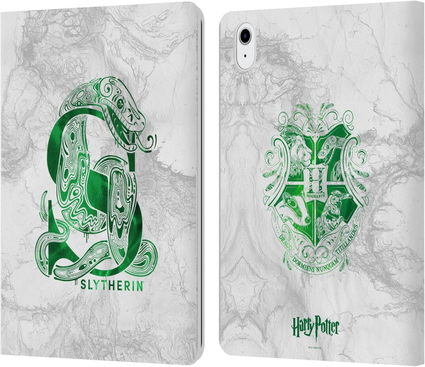 Harry Potter Slytherin Aguamenti Leather Wallet Case for iPad Air