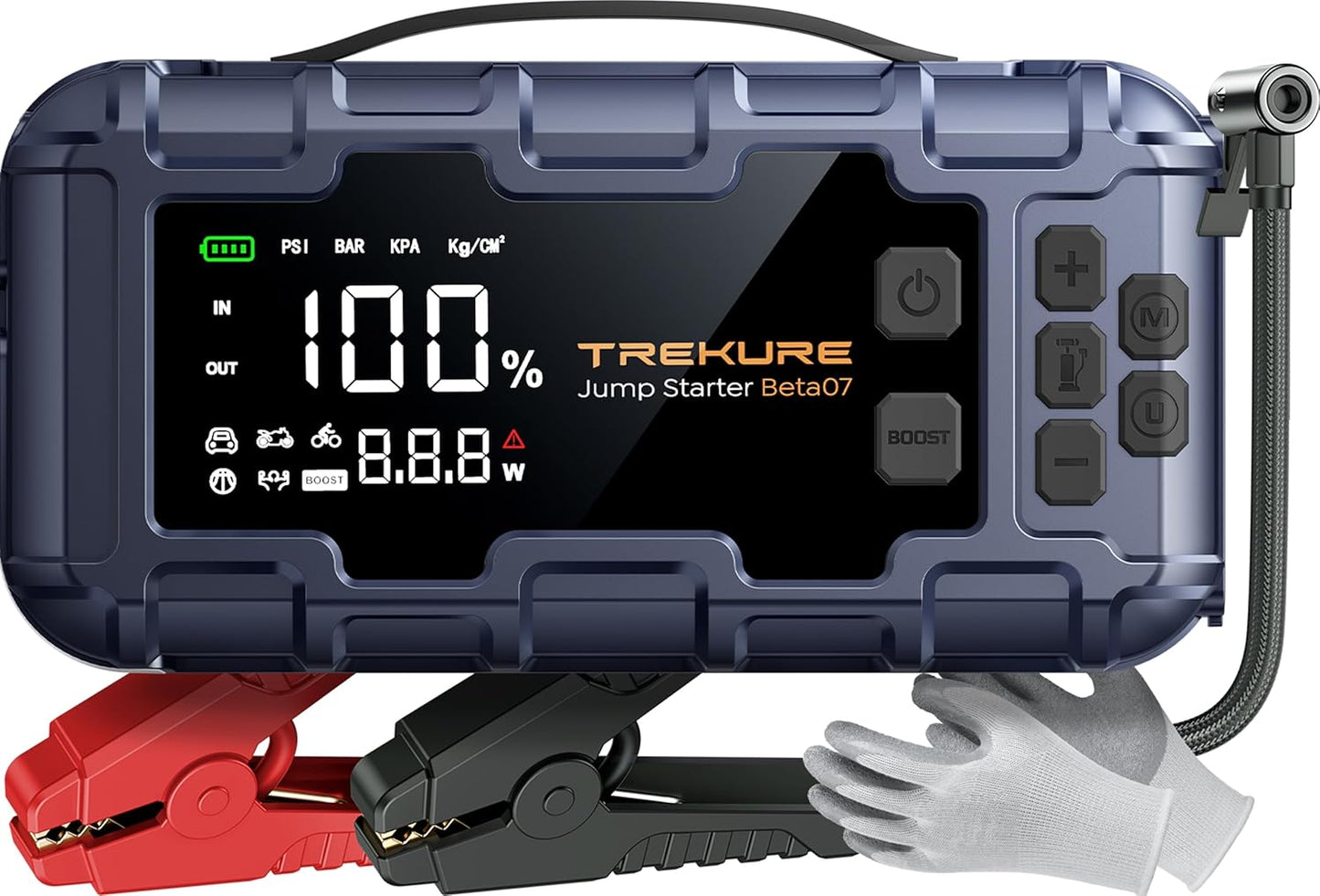 Powerful 10-in-1 Car Starter TREKURE
