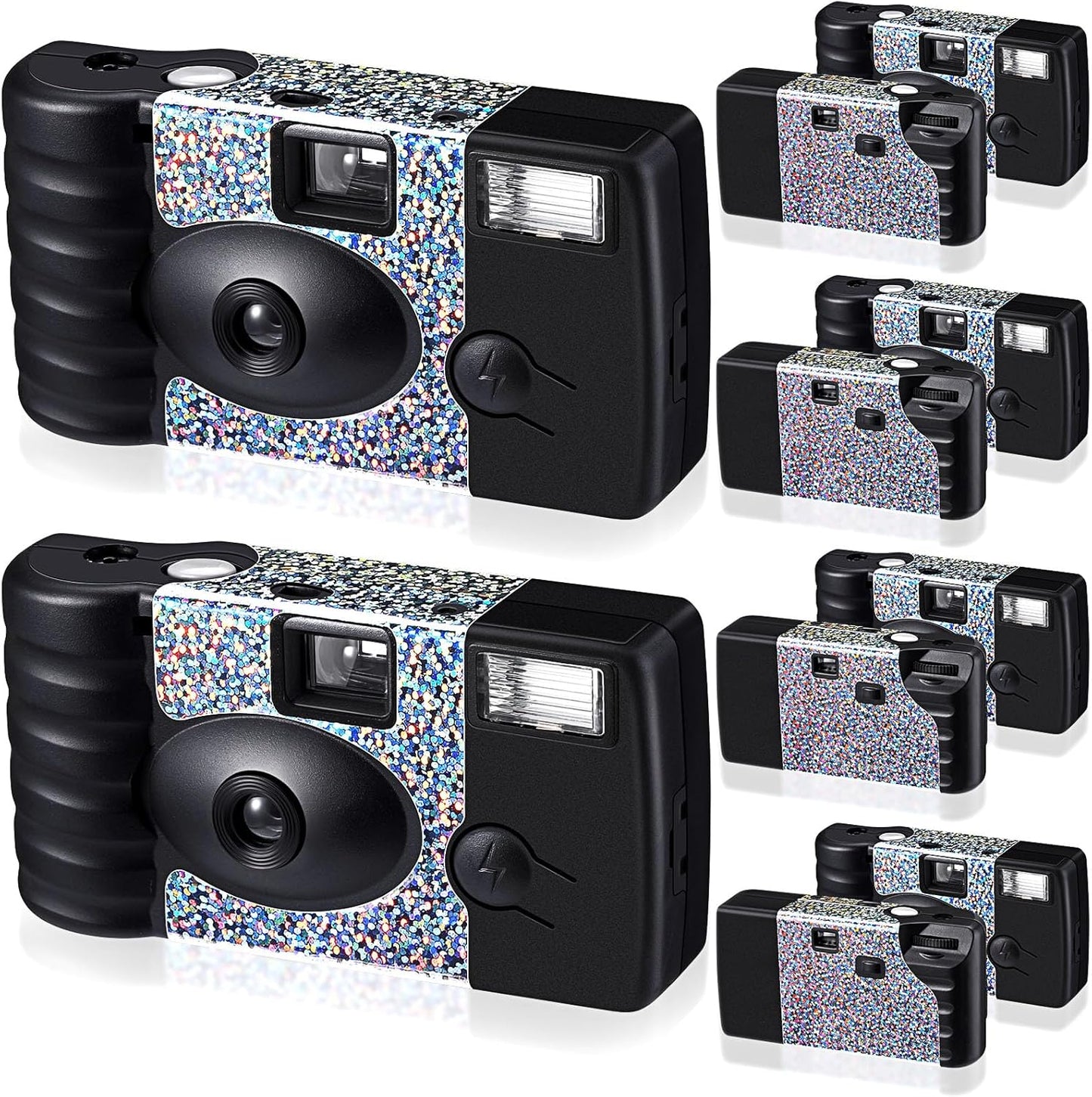 Rainbow 35mm Disposable Wedding Cameras - 6 Pack