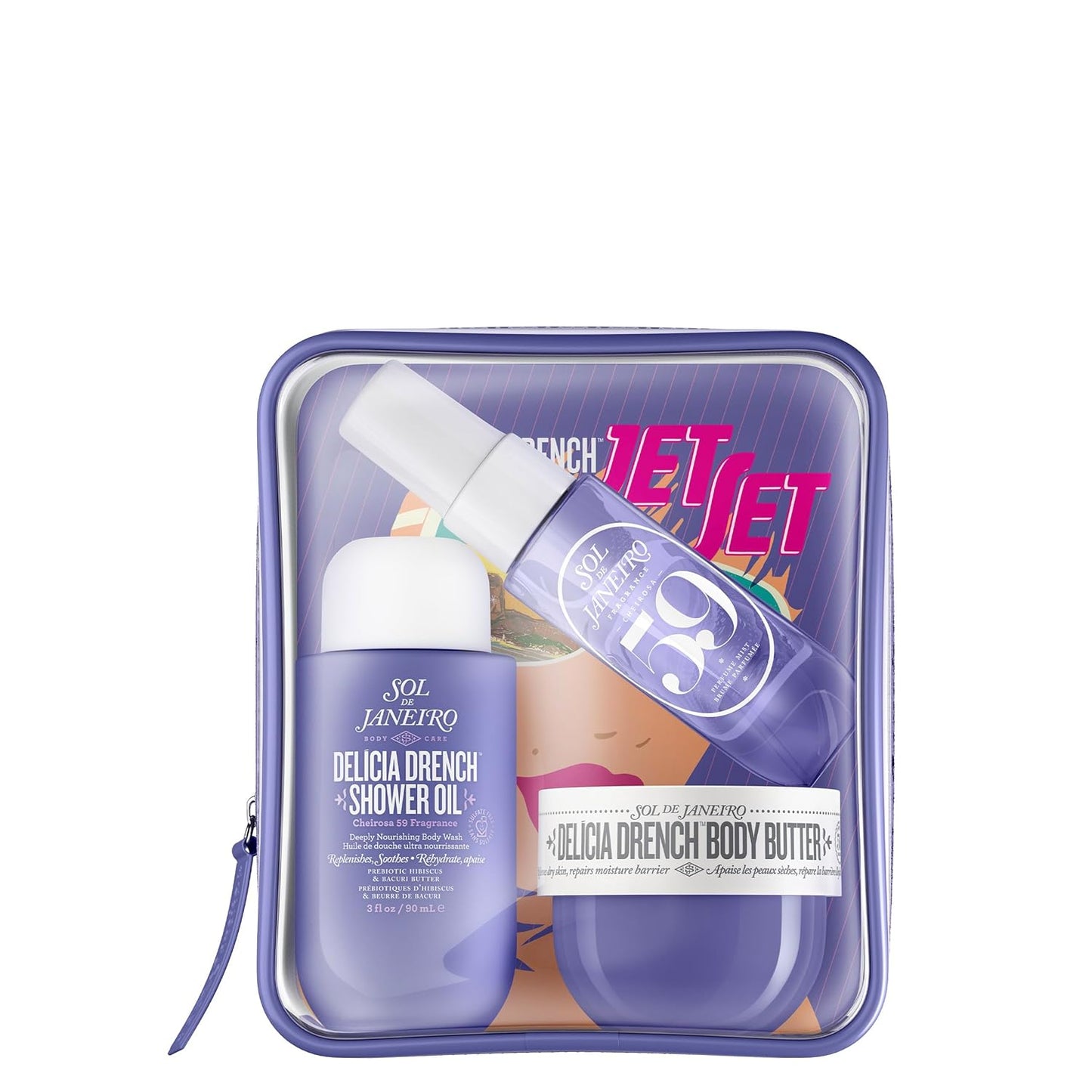 SOL DE JANEIRO Jet Set Travel Shower Kit for Luxurious Skin