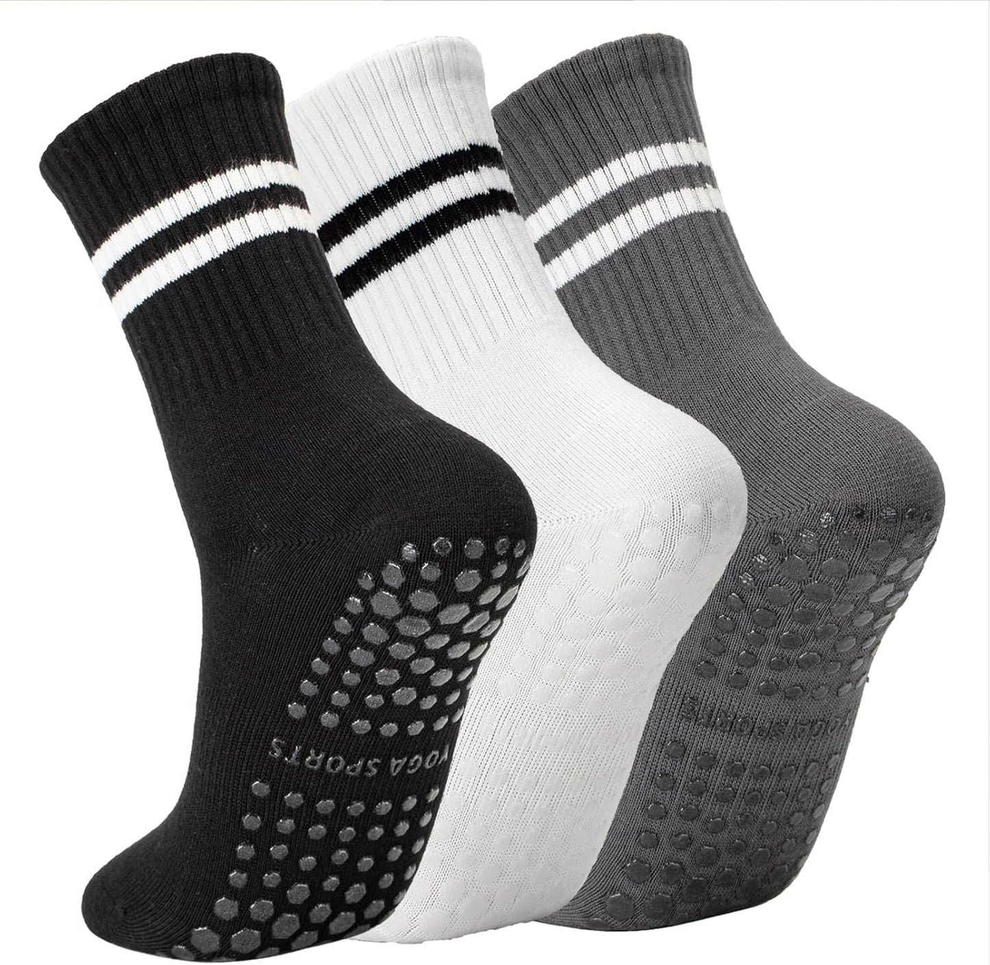 Lacholin Grip Socks: Non-Slip Cotton for Workouts