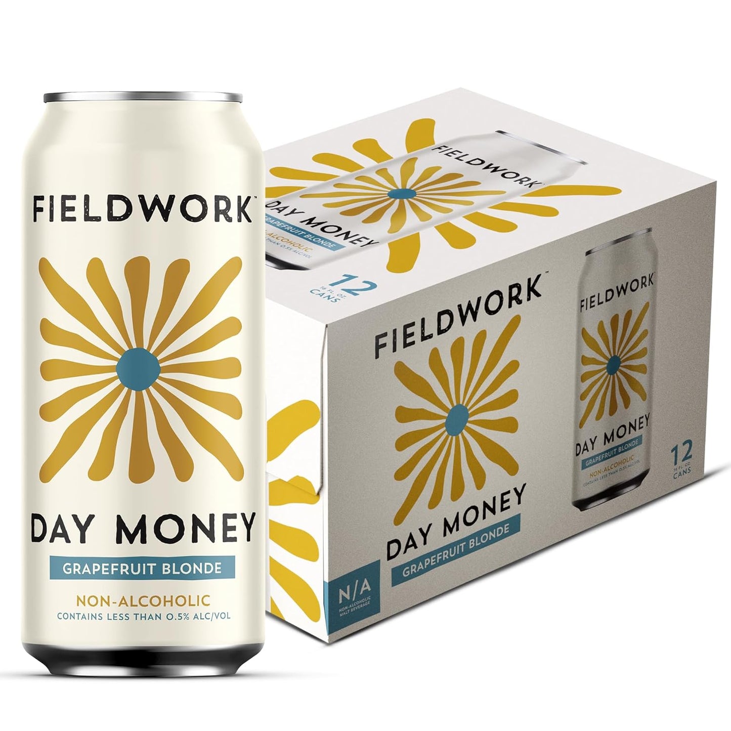 Fieldwork Non-Alcoholic Craft Beer Day Money Grapefruit Blonde