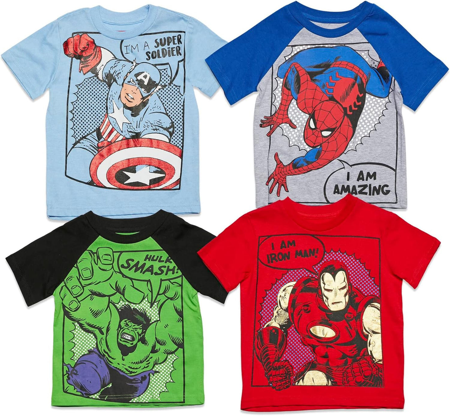 Marvel Avengers Spider-Man Mech Strike T-Shirts for Kids