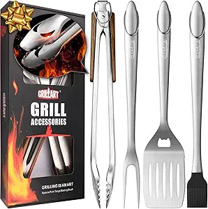 GRILLART BBQ Tools Set - 18Inch Grilling Accessories for BBQ