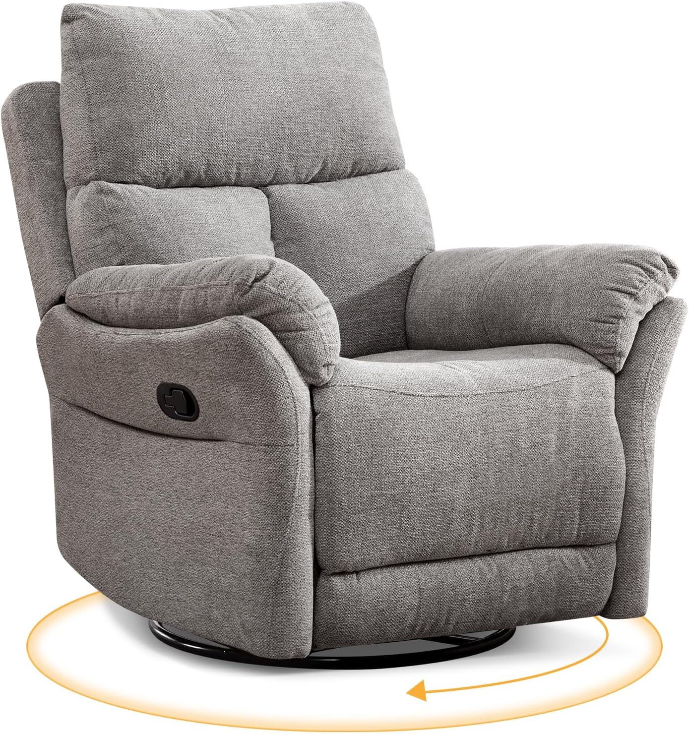 ANJ Swivel Rocker Recliner - Compact Comfort