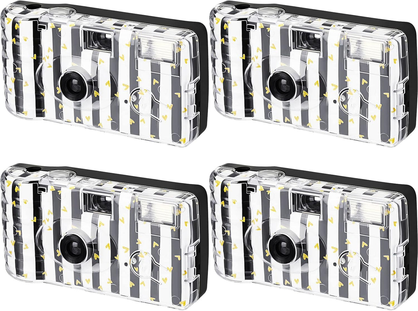 Capturing Memories: 4 Pack Wedding Disposable Cameras