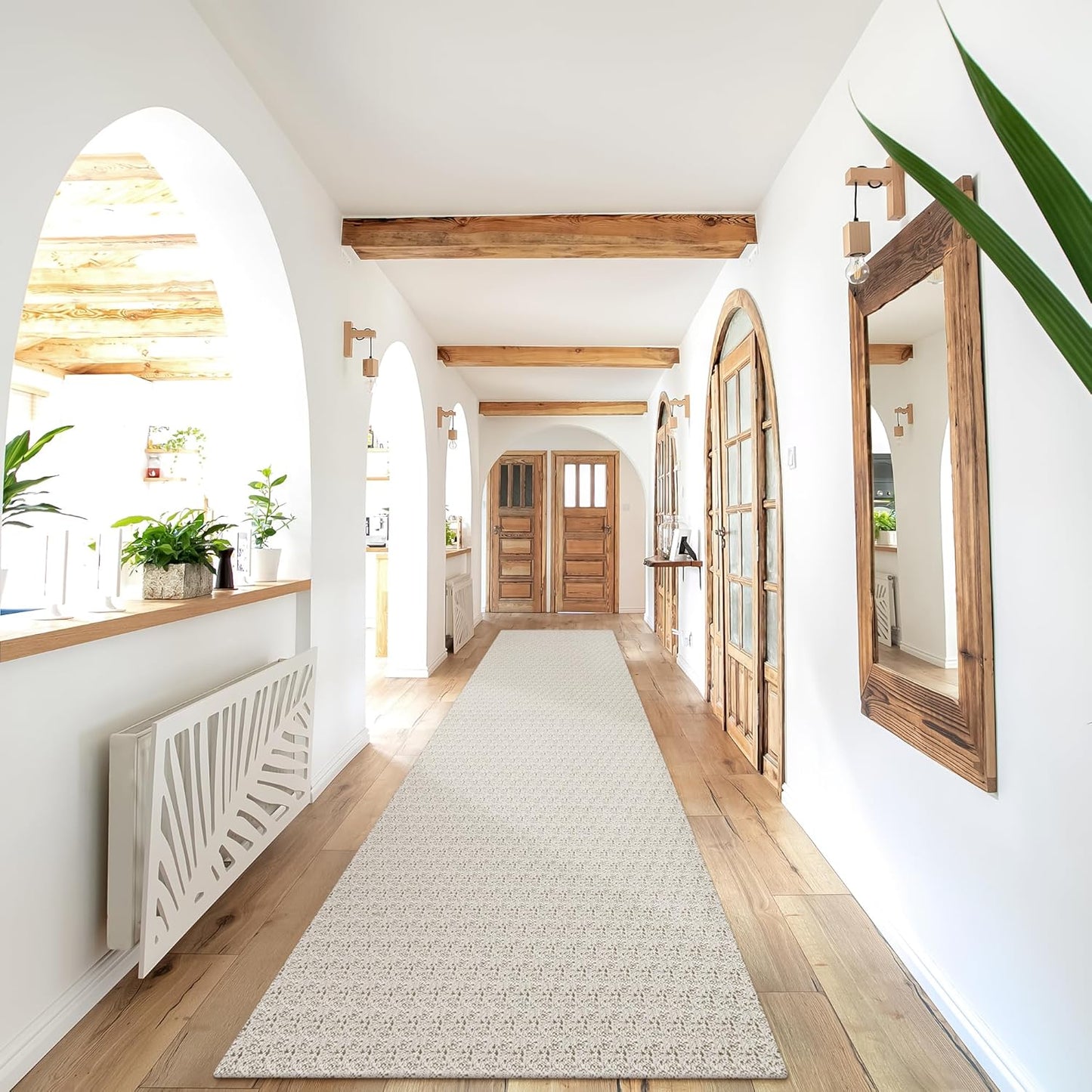 Collive Long Rug Runners for Hallways - Washable Non Slip Design