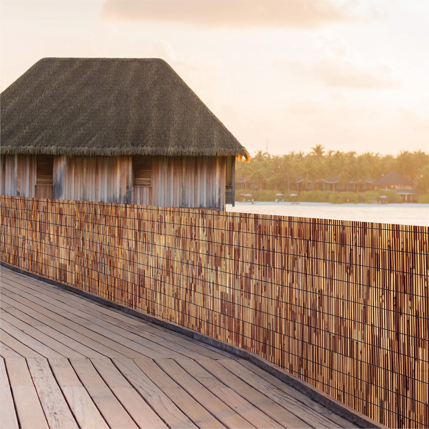 Bamboo Reed Fencing Rolls for Outdoor Privacy and Shade