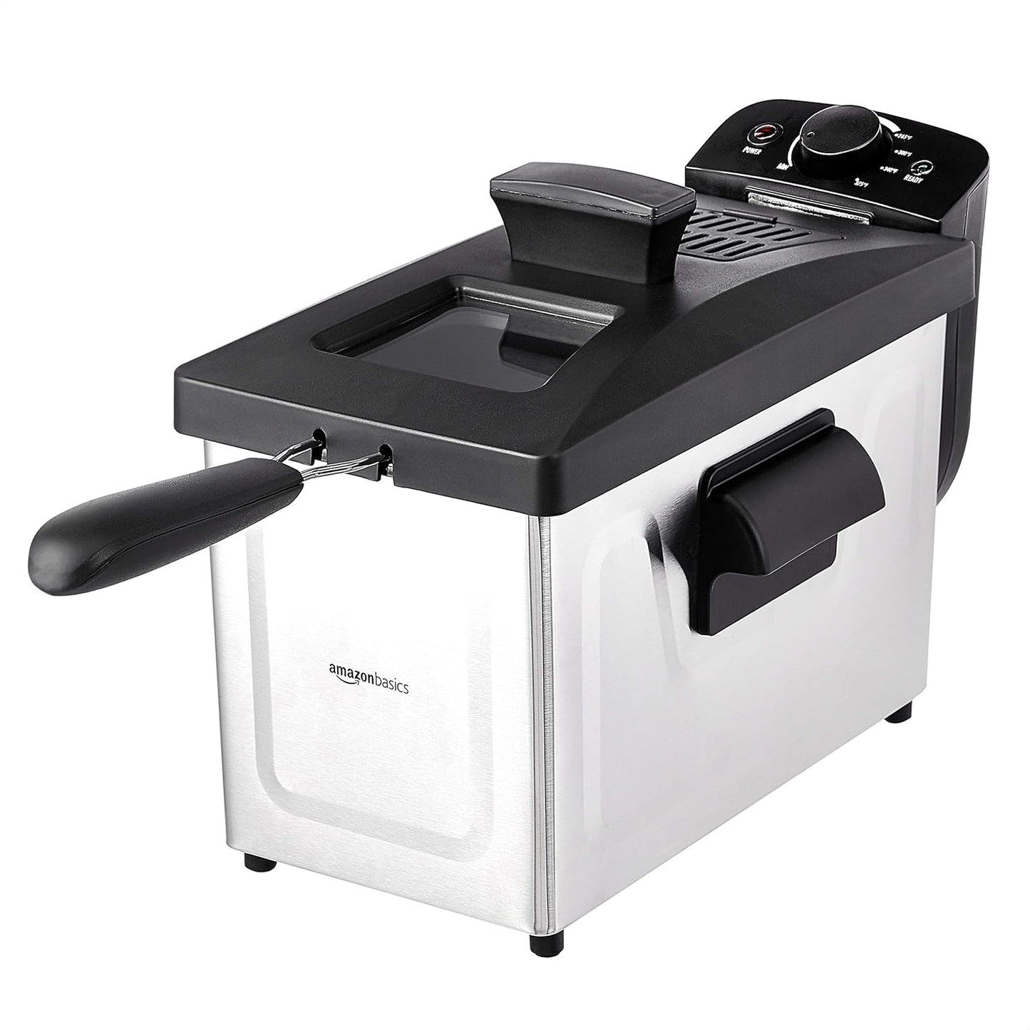 3.2-Qt Deep Fryer with Adjustable Temperature and Viewing Window
