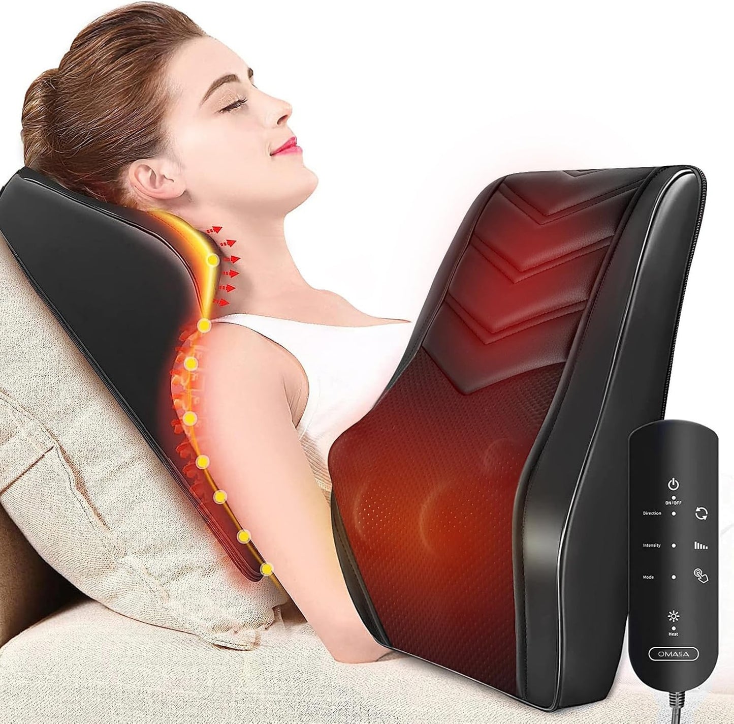 Shiatsu Neck Massager with Heat for Pain Relief and Relaxation