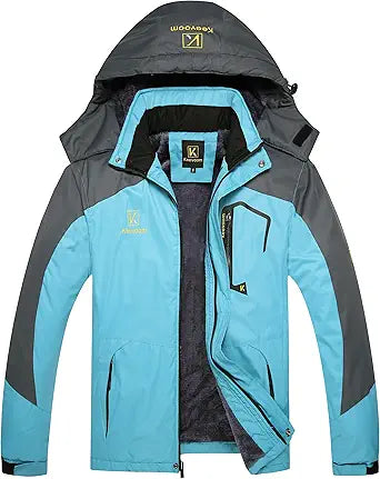 Keevoom Men's Waterproof Ski Jacket for Winter Sports Enthusiasts