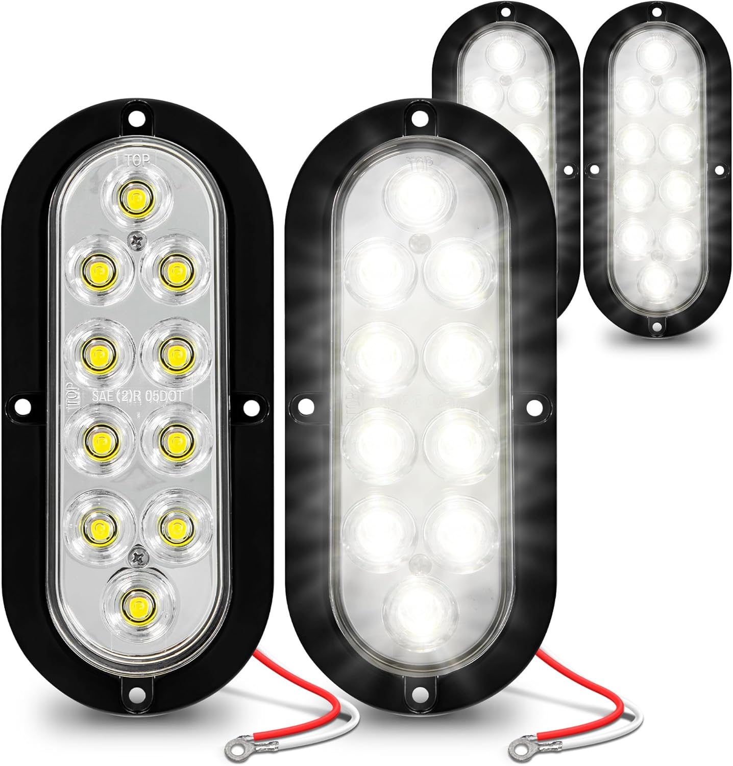 TRUE MODS 6 inch Oval LED Reverse Trailer Tail Light Kit Review