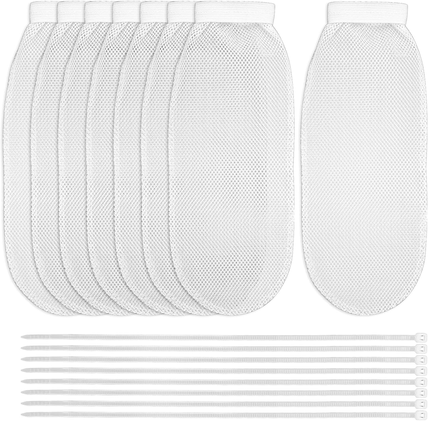 Nylon Mesh Lint Traps Set - Keep Drains Clear