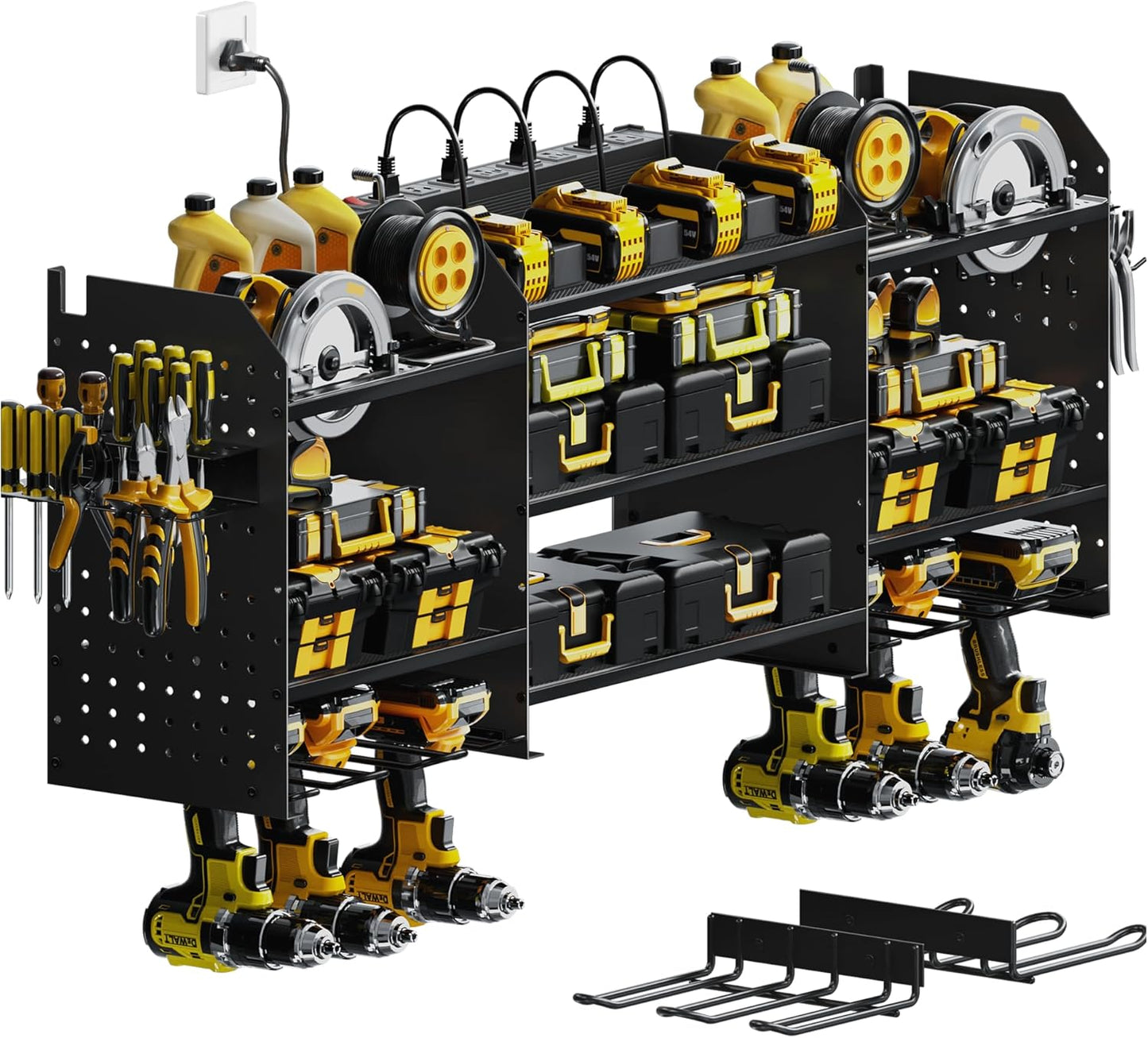 Maximize Garage Space with Tool Organizer!