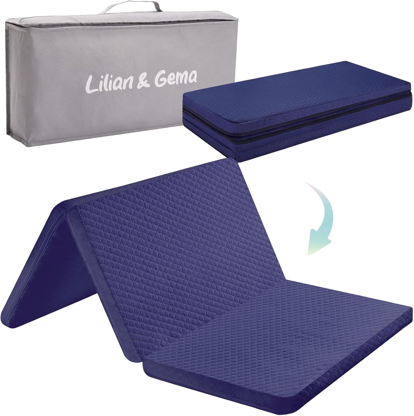 Lilian&Gema Pack and Play Mattress for Safe Baby Comfort