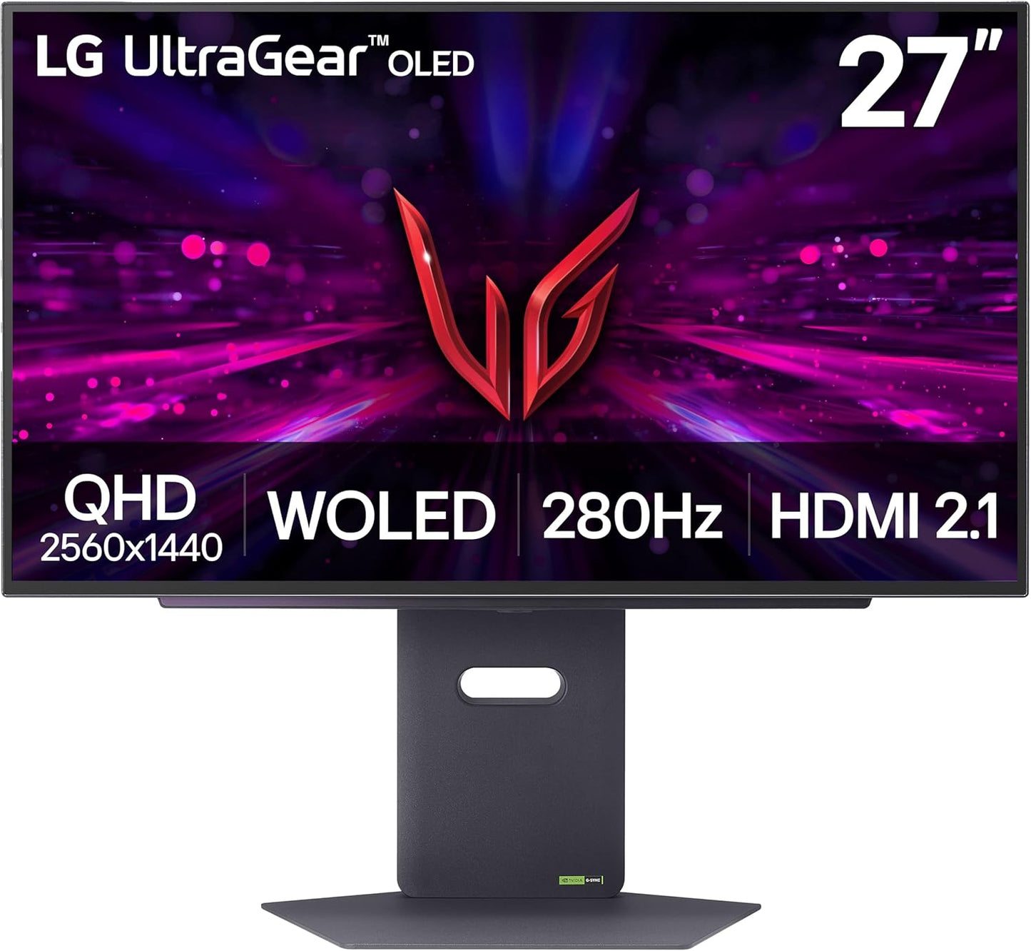 LG 27GX700A-B 27-inch OLED Gaming Monitor with 280Hz Speed