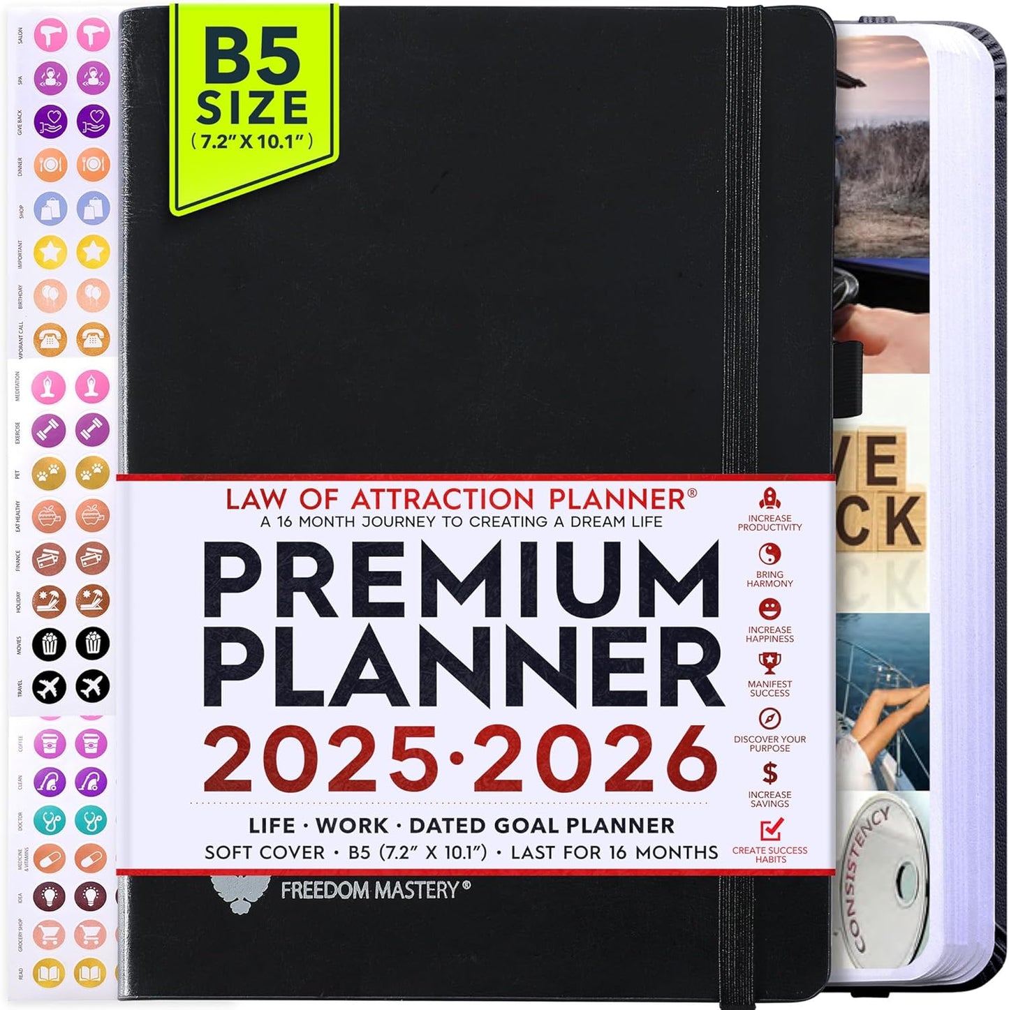 2025-2026 Life Planner for Focus & Productivity Goals
