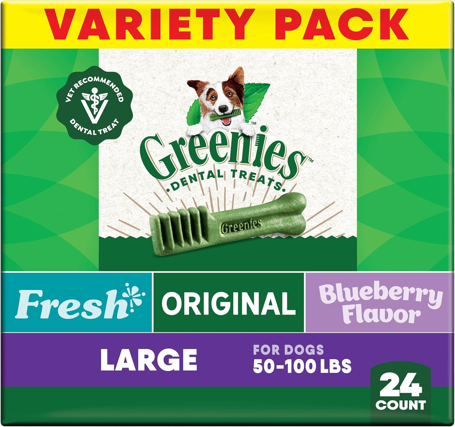 Greenies Natural Dental Dog Treats for Daily Dental Care