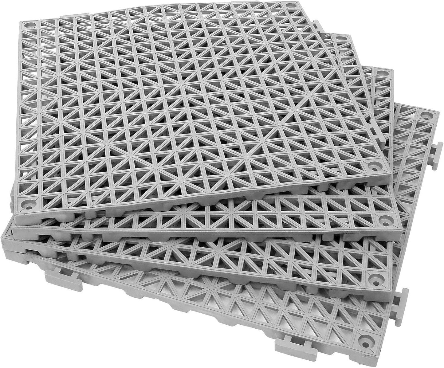 Interlocking Rubber Bathroom Flooring Tiles for Safe Spaces