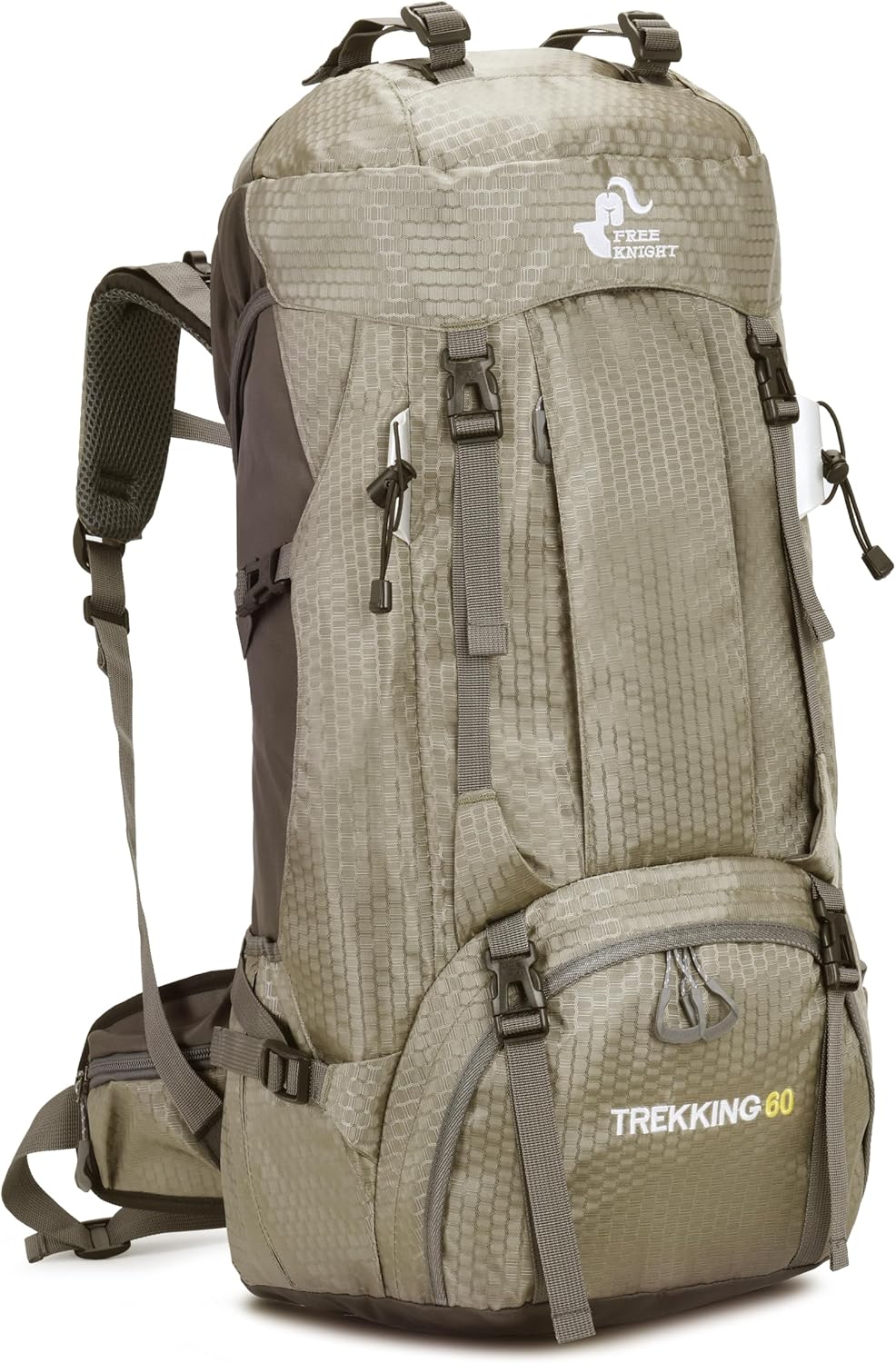 60L Waterproof Hiking Backpack with Rain Cover