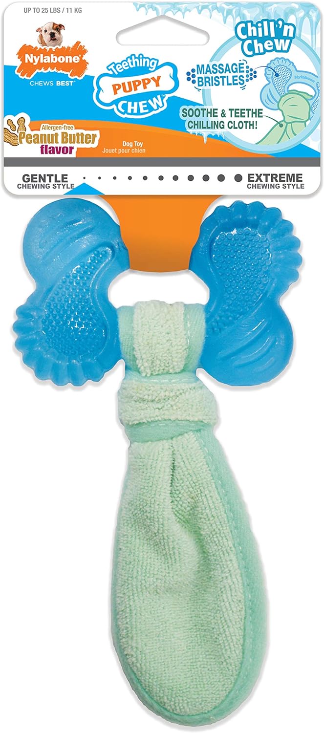 Nylabone Freezer Bone: Soothing Teething Toy for Puppies!