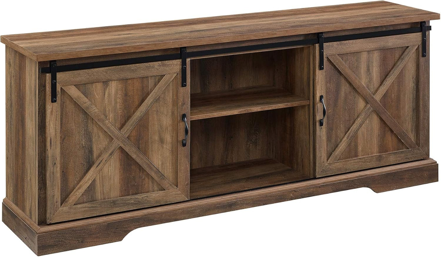 Rustic Barnwood TV Stand for 80 TVs