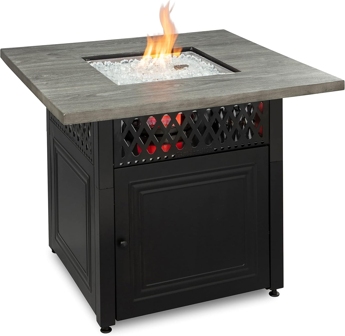 DualHeat Patio Fire Pit | 2-in-1 Propane Heater | 41,000 BTU