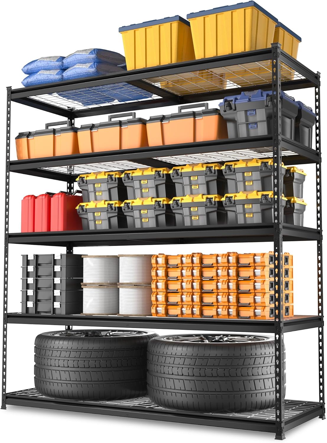 WORKPRO 5-Tier Heavy Duty Metal Shelving Unit for Storage
