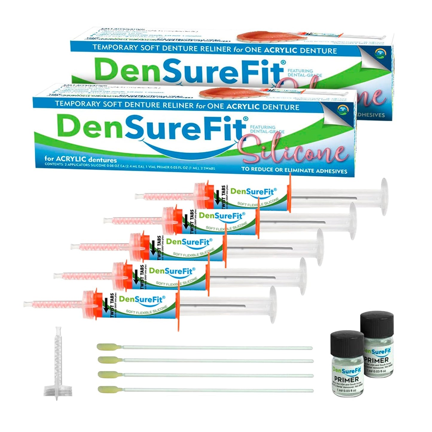 DenSureFit Denture Reline Kit for Secure and Comfortable Fit