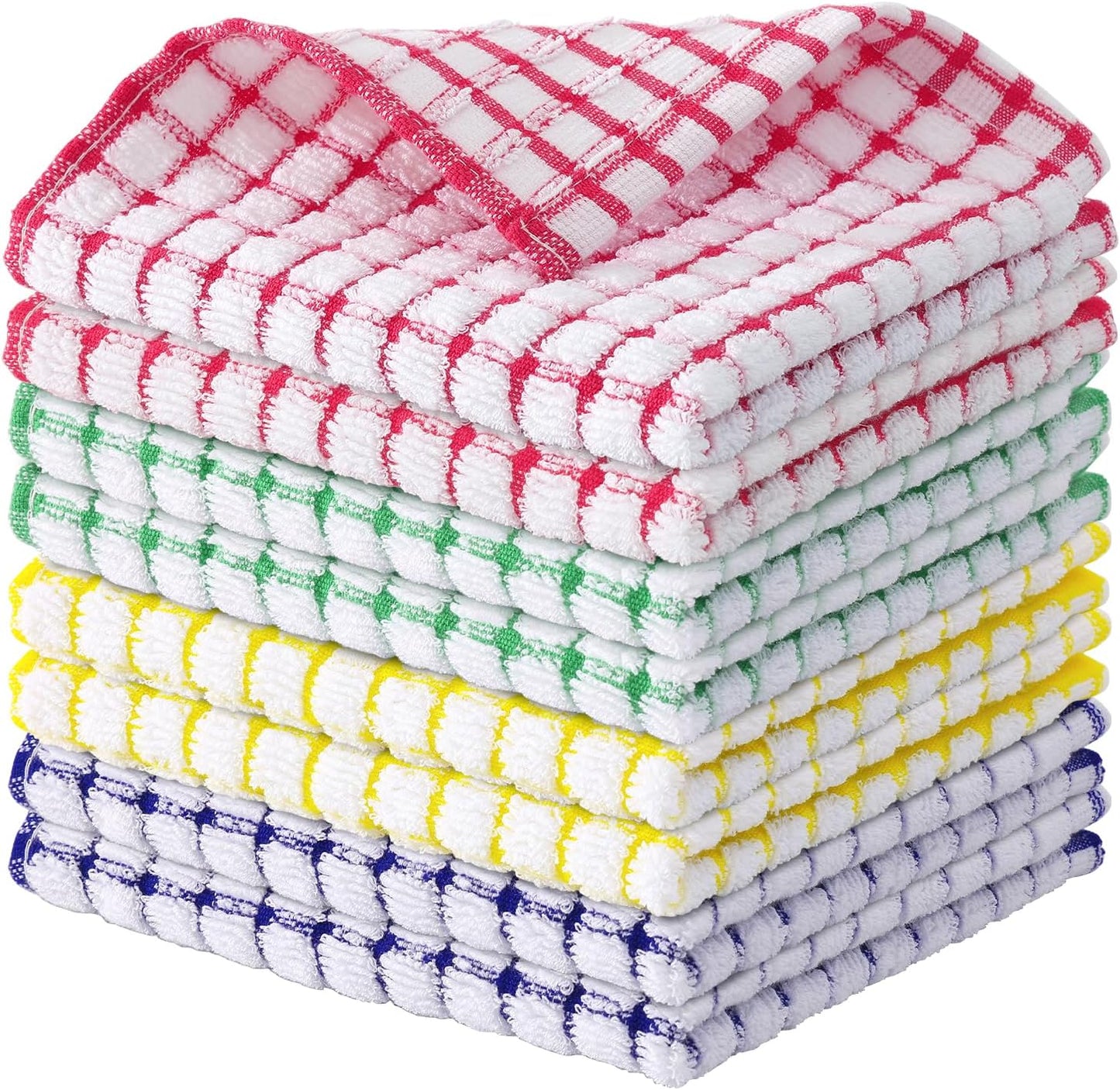 Ultra Absorbent Cotton Dish Cloths by Kitinjoy