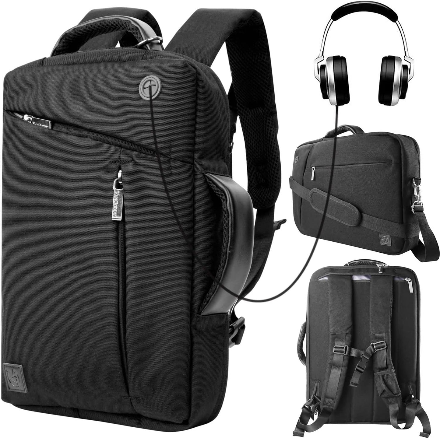 Convertible Laptop Shoulder Bag for Business Travel Needs