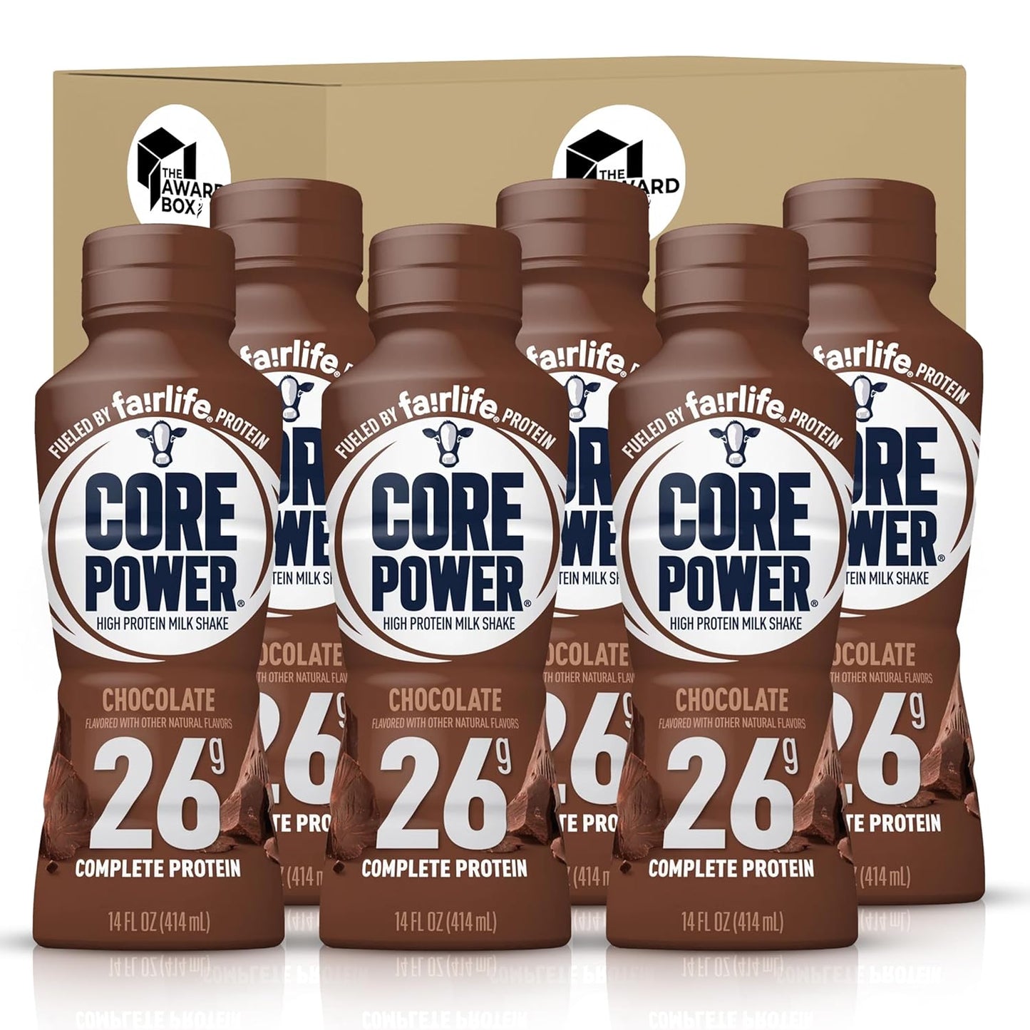 Core Chocolate Power Elite Protein Shakes - 26g Protein per Serving