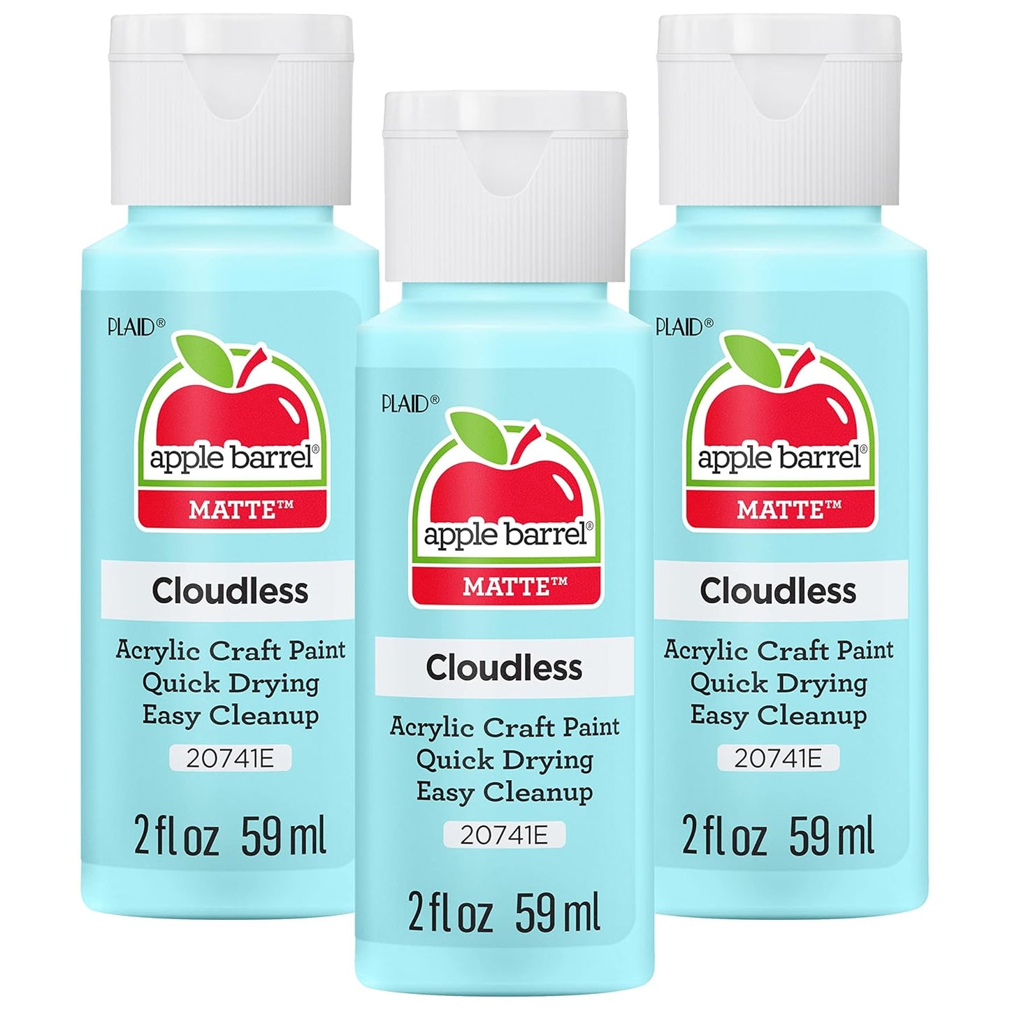 Vibrant Cloudless Apple Barrel Acrylic Paint Trio!