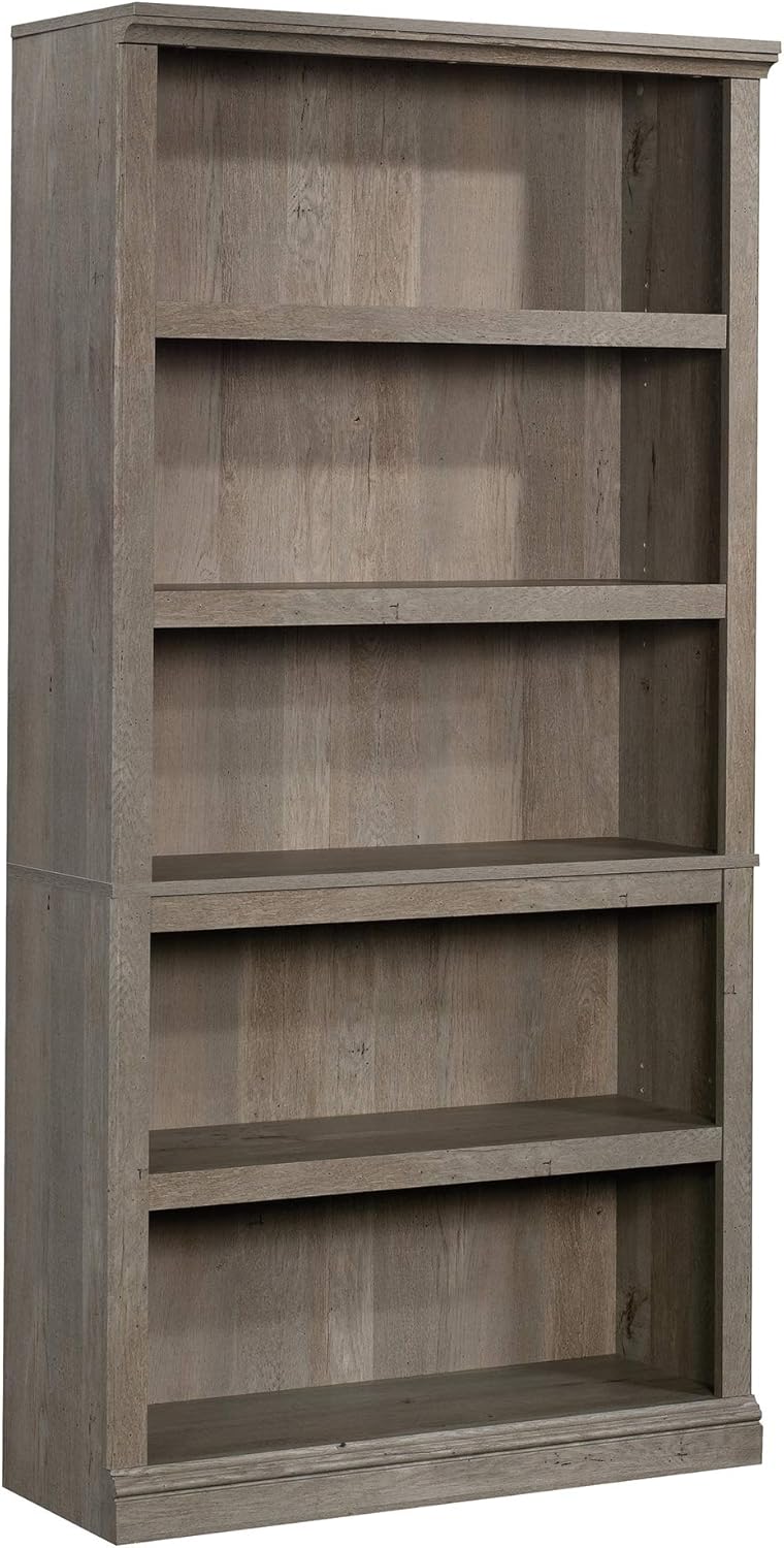 Sauder 5 Tier Book Shelf for Home Office and Living Room