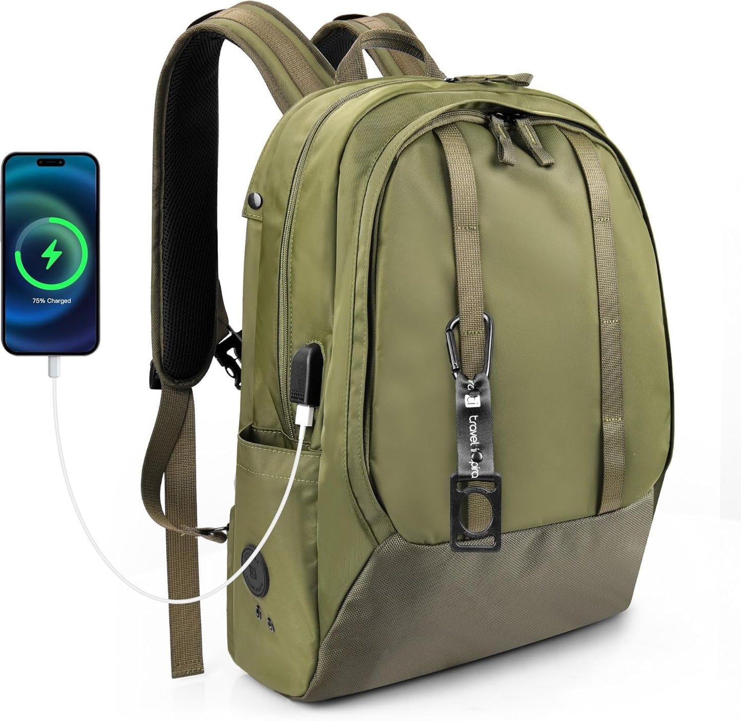 Travel Laptop Backpack with USB Port for Business & College