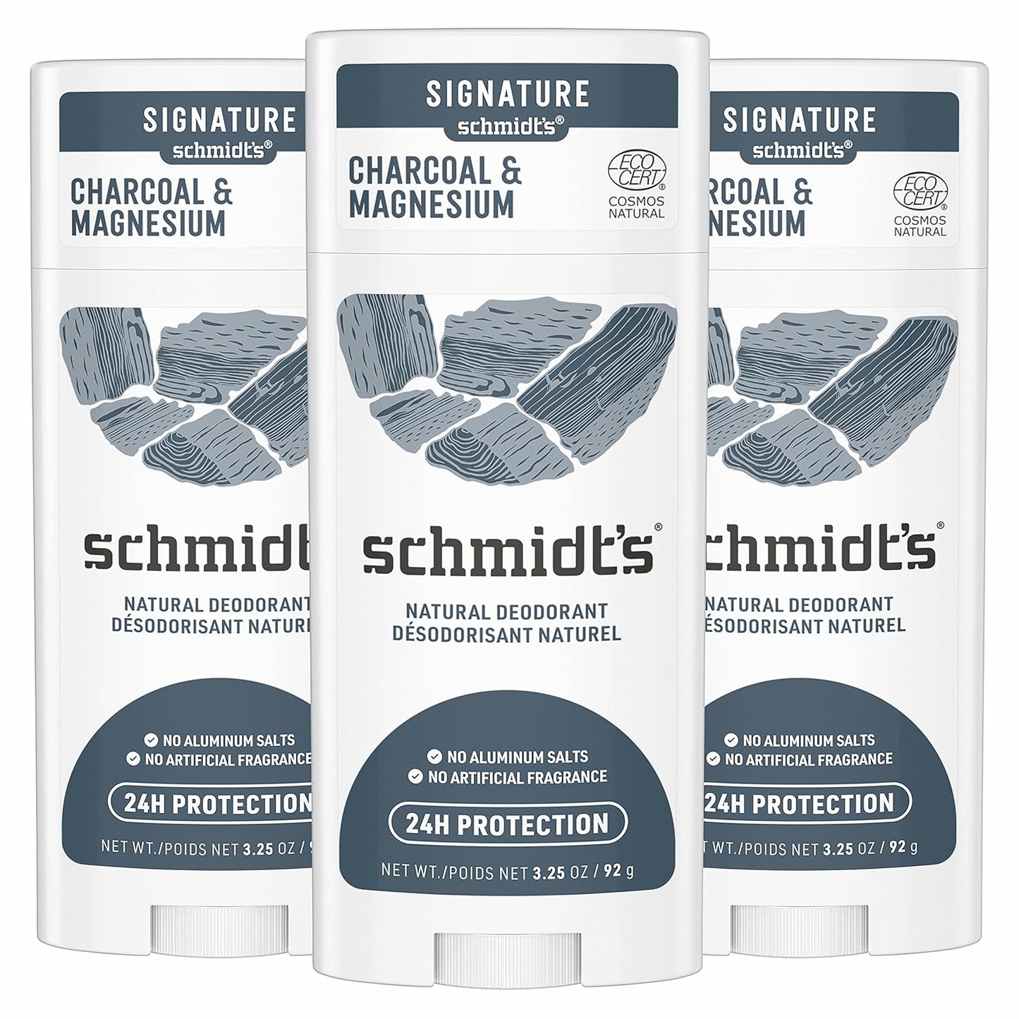Schmidt's Charcoal Magnesium Deodorant for All-Day Freshness
