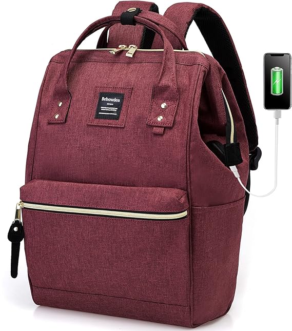 Bebowden Laptop Backpack for College Business Travel with USB Port