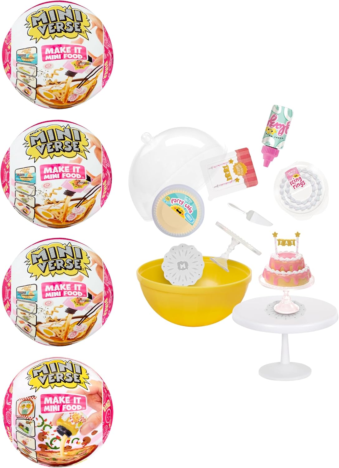 MGA's Miniverse Make It Mini Food Diner Series 2 Pastry Shop Bundle